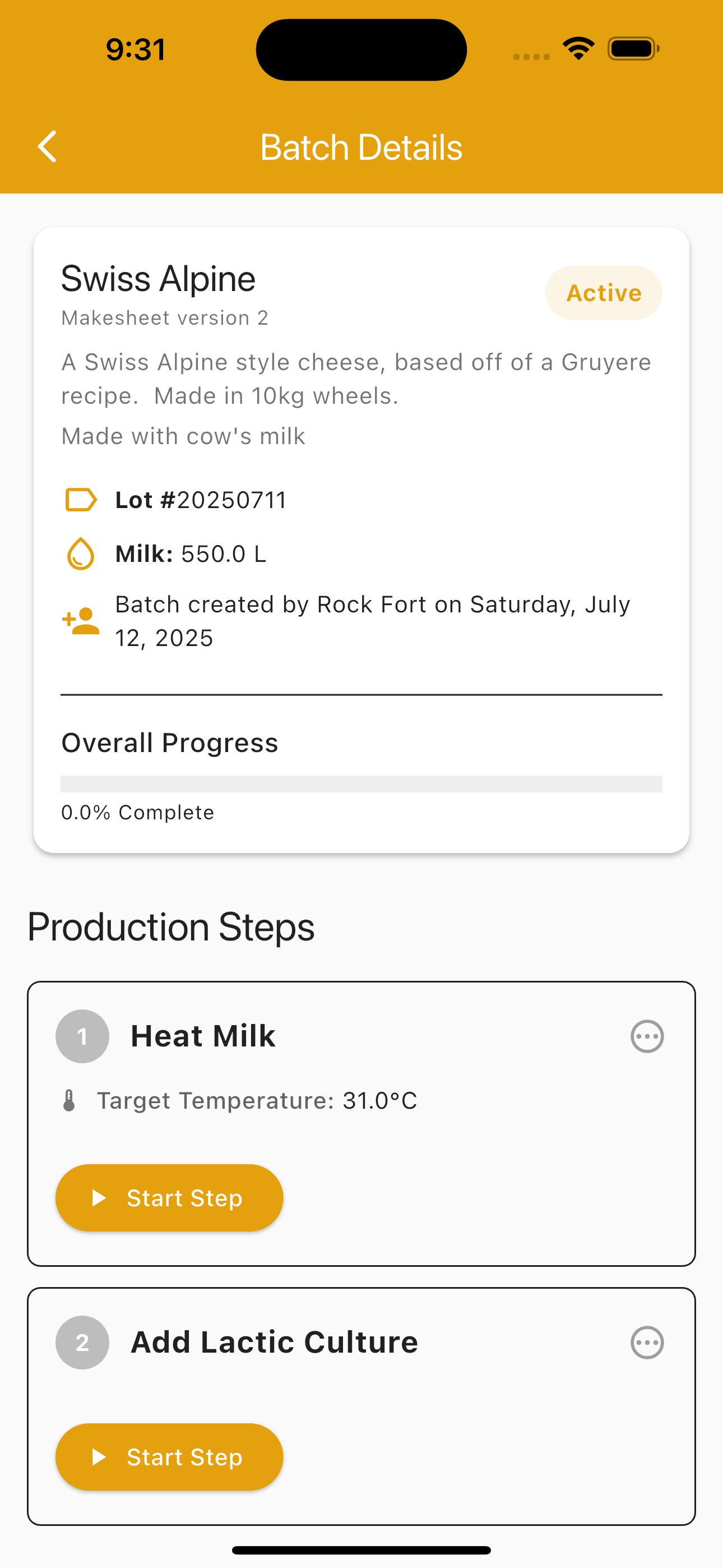 Make Batch Interface